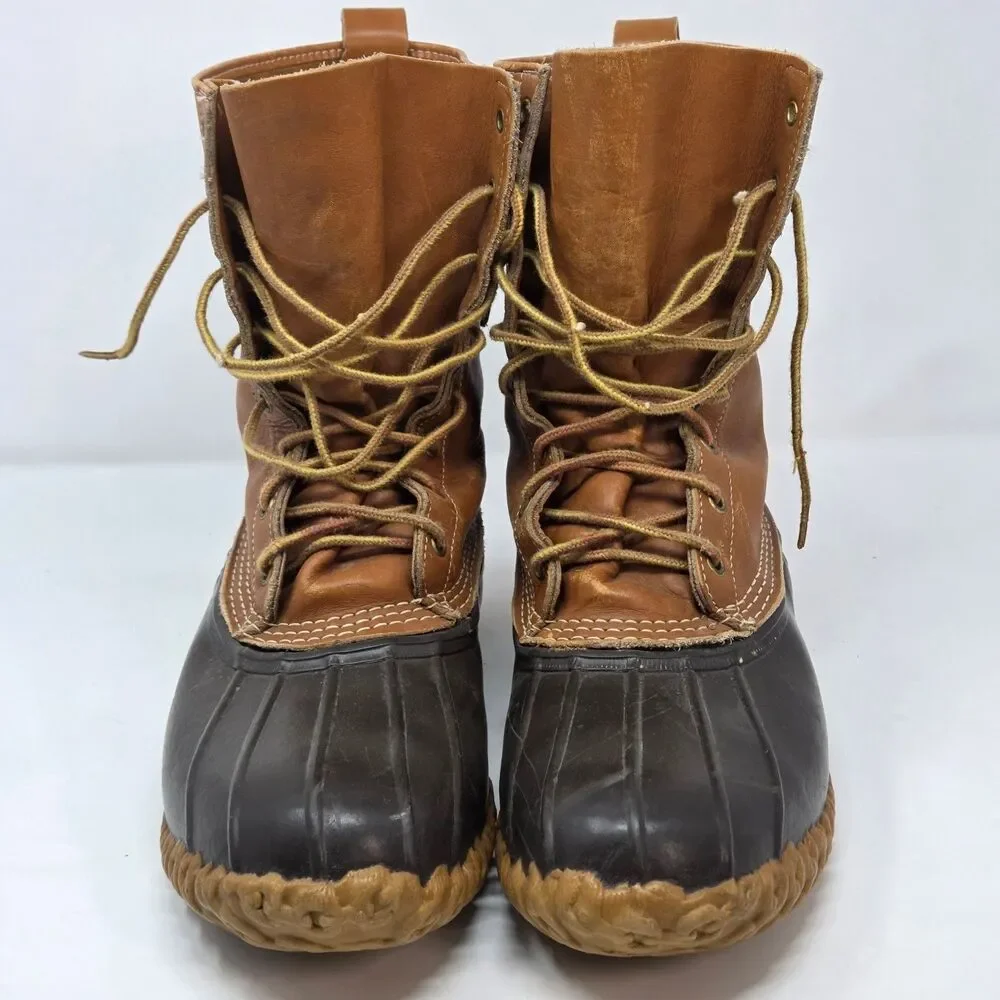 Vintage L.L. Bean Bean Boots Duck‎ Boots Men's 13 GN Made in USA 1980s